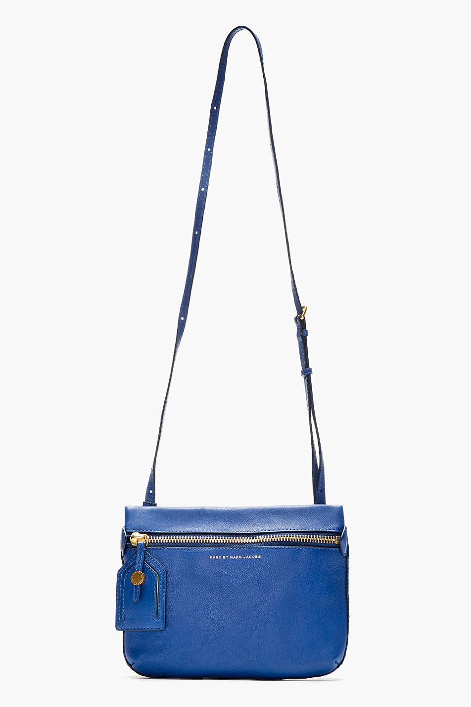 ... By Marc Jacobs Royal Blue Globetrotter Crossbody Shoulder Bag in Blue