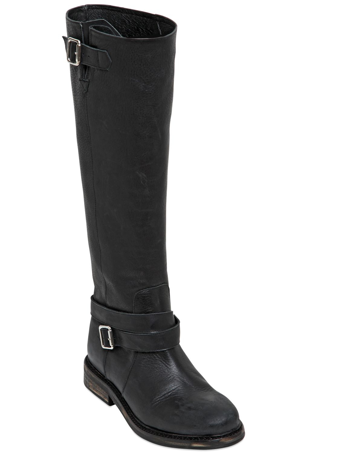 Kg By Kurt Geiger 20Mm Warrior Leather Boots in Black for Men Lyst