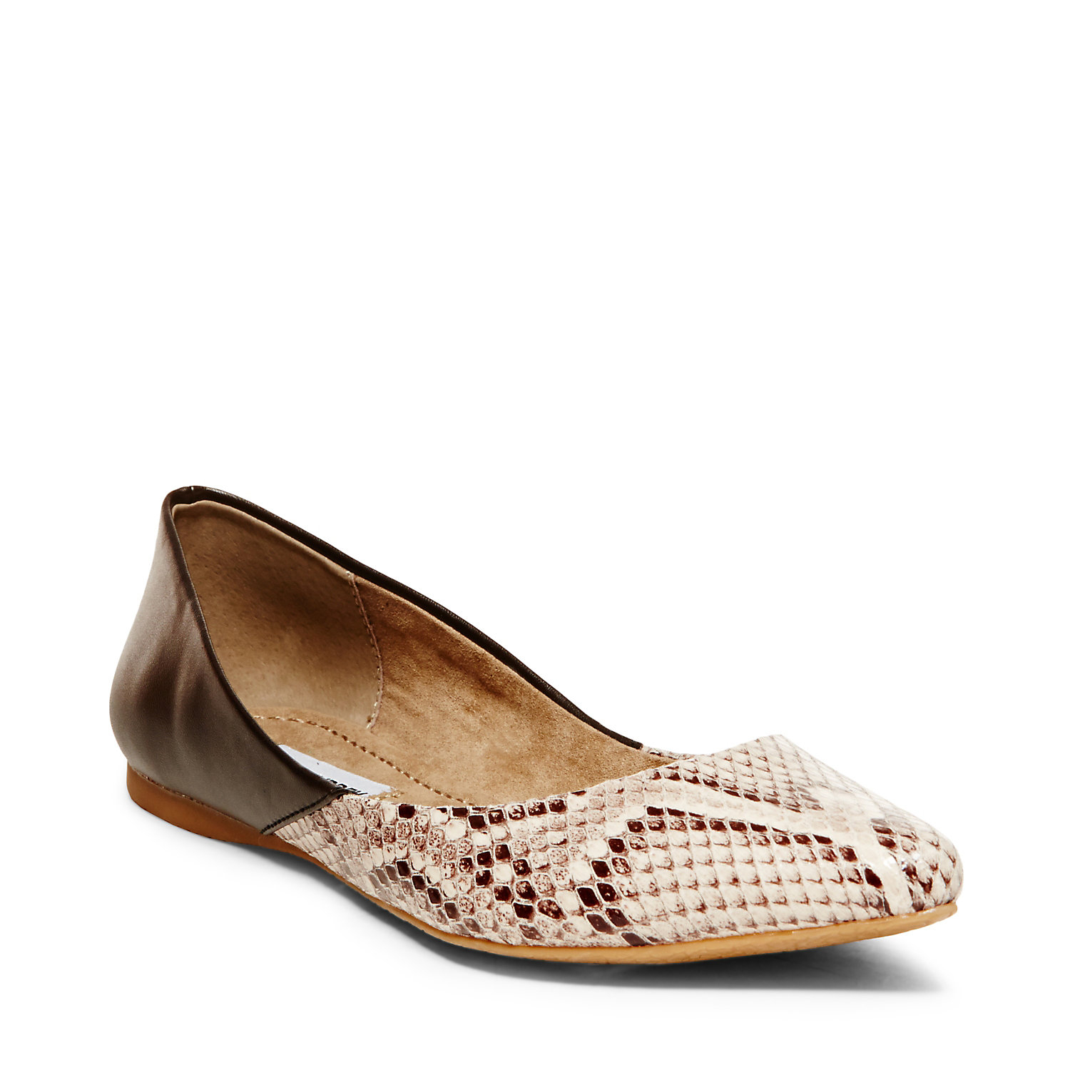 steve madden snakeskin flat sandals