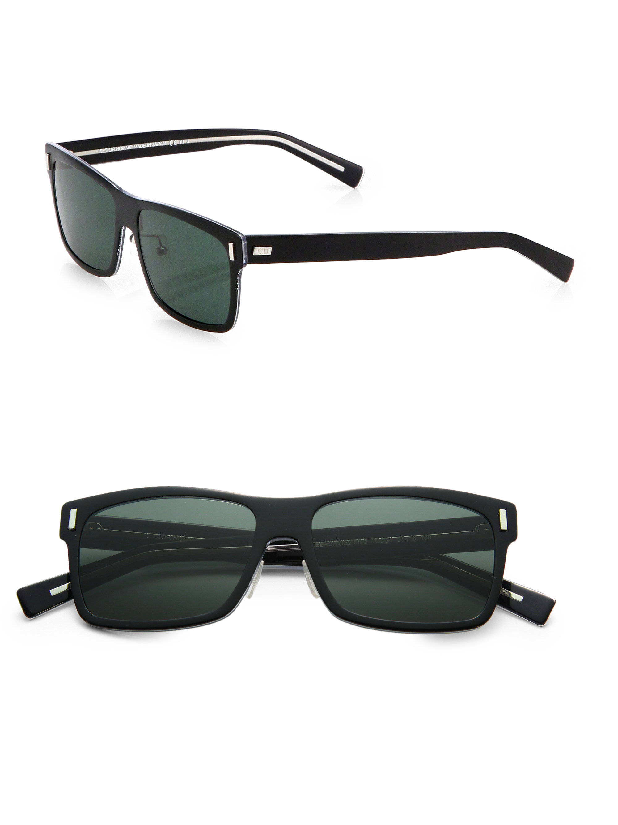 Dior Homme Crystaltie Acetate Sunglasses in Black for Men | Lyst