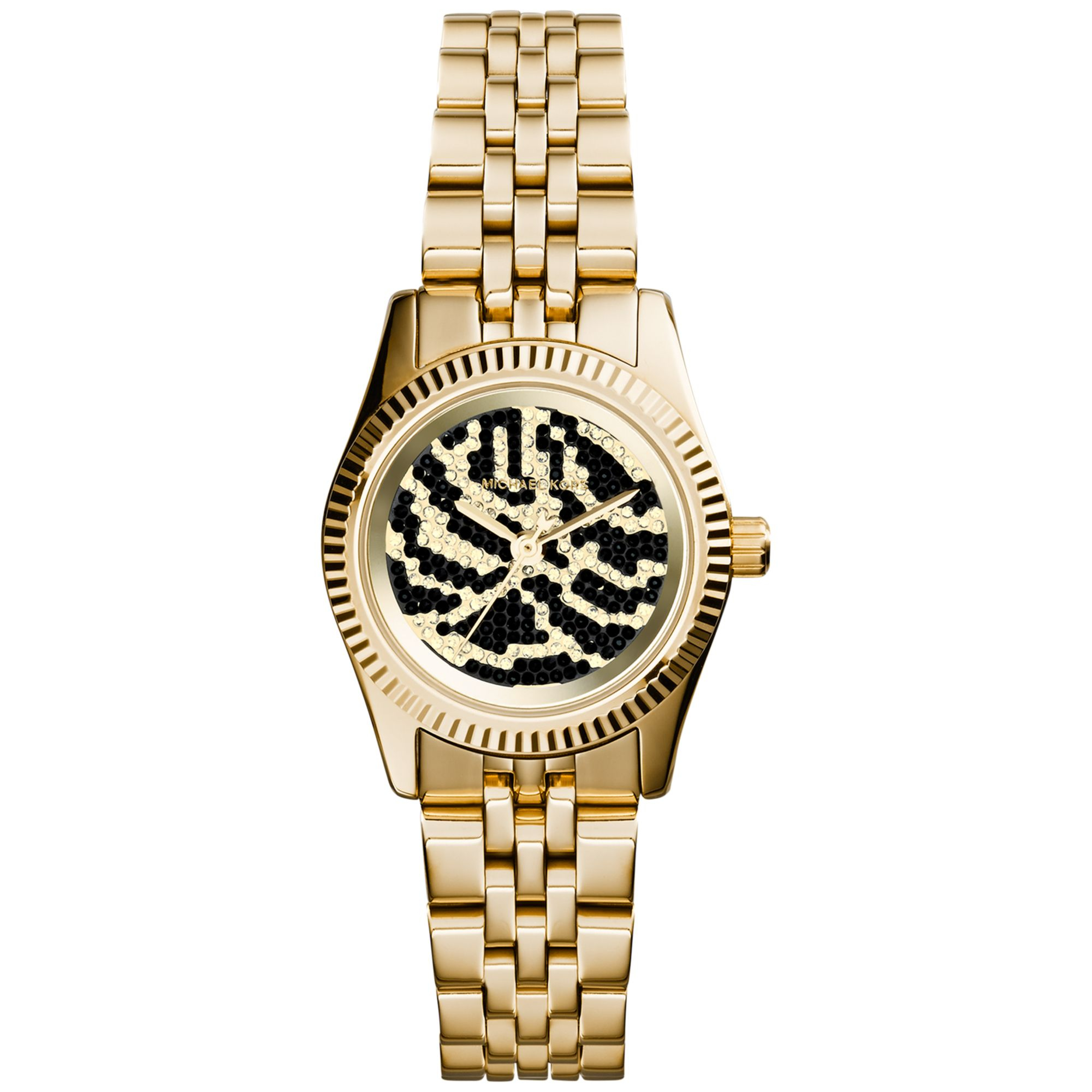 ... Petite Lexington Gold-Tone Stainless Steel Bracelet Watch 26Mm Mk3300