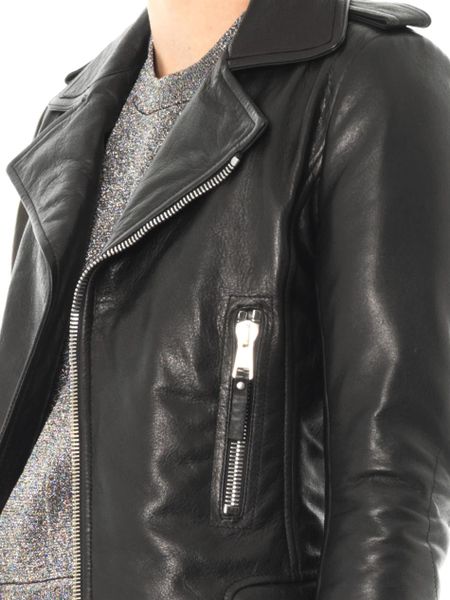 balenciaga leather jacket