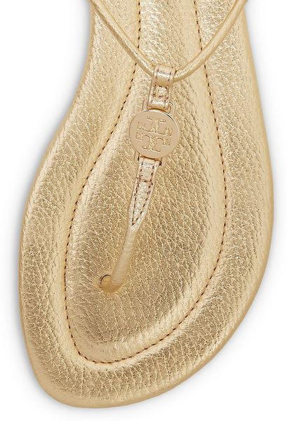 tory burch emmy sandals gold