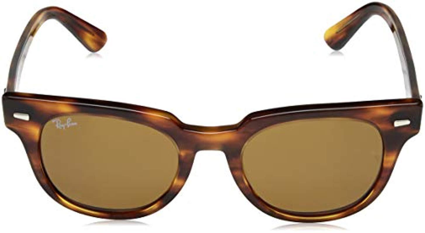 Ray Ban Rb Meteor Sunglasses In Brown Lyst