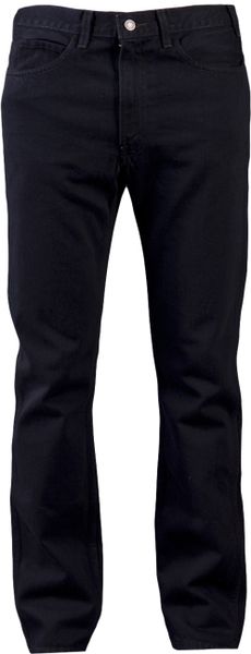 levi's 606 black overdye
