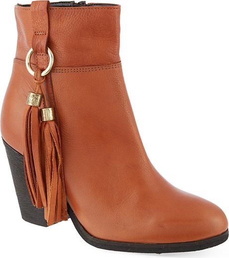 carvela smart boots tan
