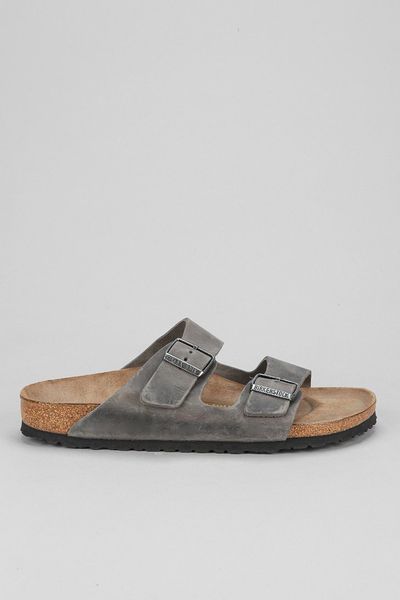 Birkenstock Arizona Leather Core Men'S Sandal in Gray for Men (GREY ...