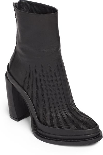ann demeulemeester platform boots