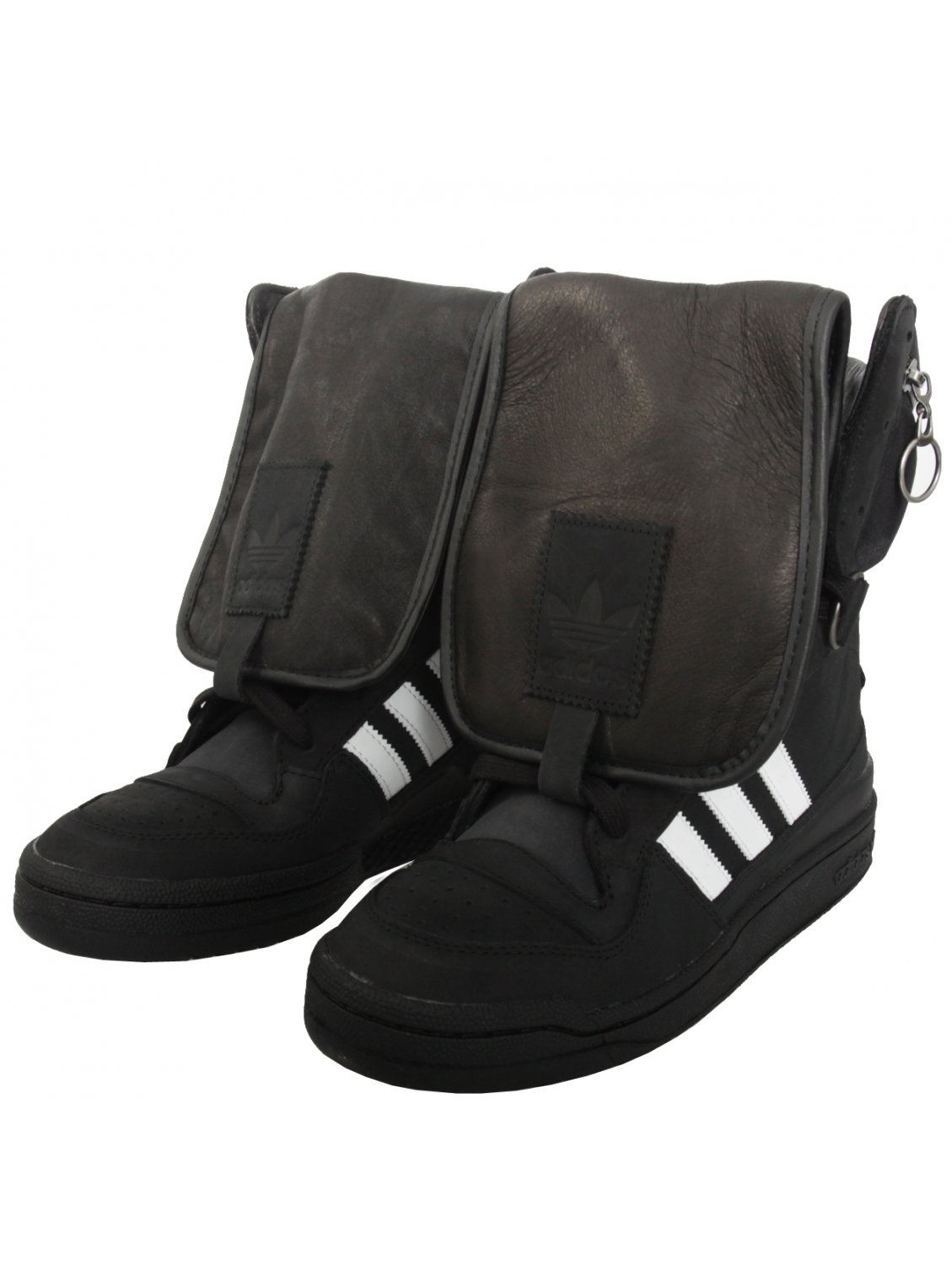 Jeremy Scott For Adidas Tall Boy High Sneakers Black in Black for Men | Lyst