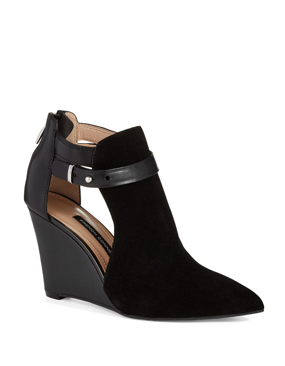 pointed closed toe wedges