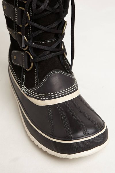 sorel joan of arctic boots black size 8