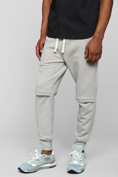 mens gray jogger pants