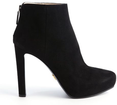 prada heeled ankle boots