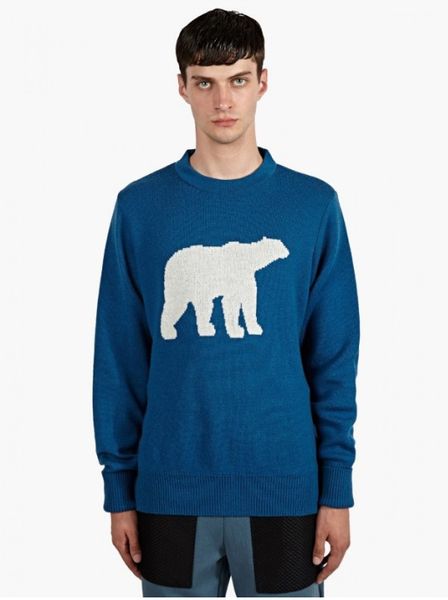 polar bear jumper knitting pattern