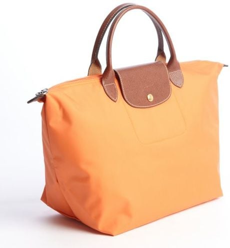 longchamp le pliage small orange