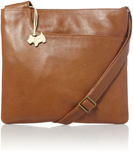 Radley Large Tan Cross Body Pocket Bag in Brown (Tan)