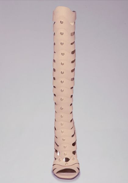 Bebe Melissa Gladiator Boot in Beige (natural) | Lyst Bebe Melissa Gladiator Boot in Beige (natural) | Lyst