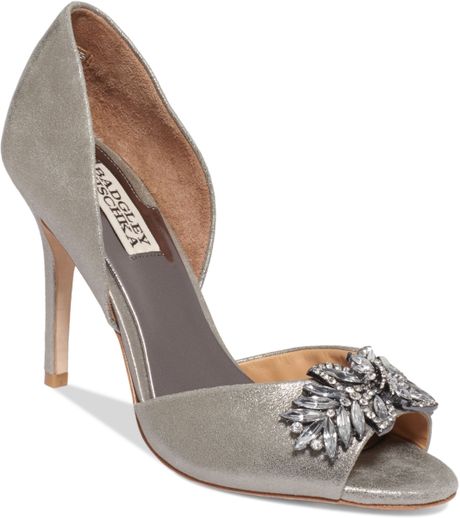 badgley mischka pewter
