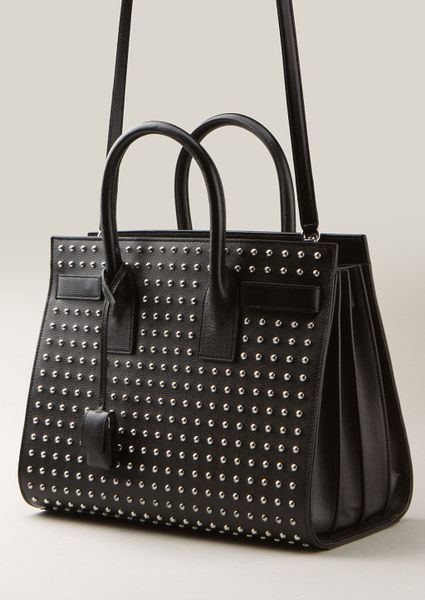 saint laurent studded sac de jour