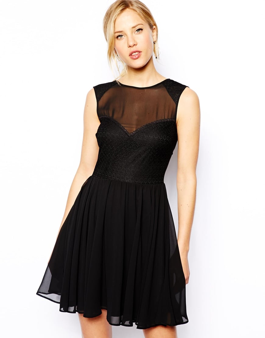asos-black-lace-mix-skater-dress-mini-dresses-product-1-18912046-1 ...