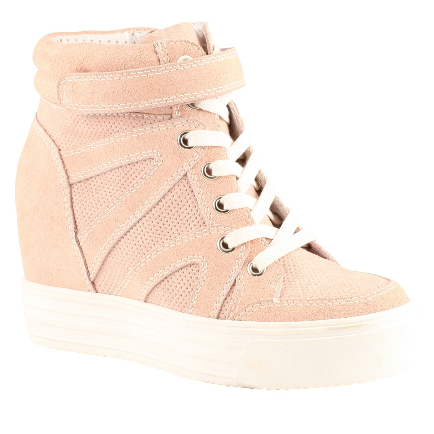 Aldo Patmore Wedge Lace Up Trainers in Purple Lyst