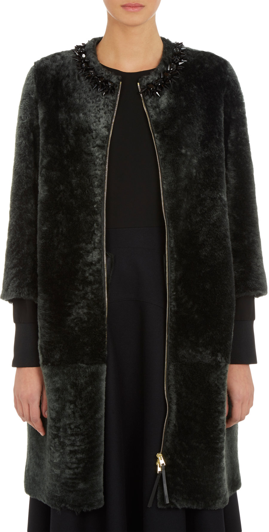 marni shearling coat