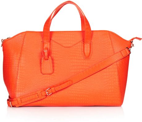 topshop orange bag