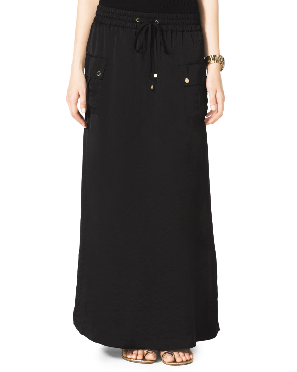 utility maxi skirt