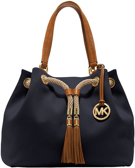 michael-michael-kors-blue-marina-canvas-large-gathered-tote-bag ... michael-michael-kors-blue-marina-canvas-large-gathered-tote-bag ...
