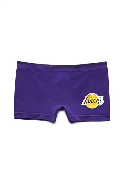 Forever 21 Los Angeles Lakers Boy Shorts in Purple (Purple/gold)
