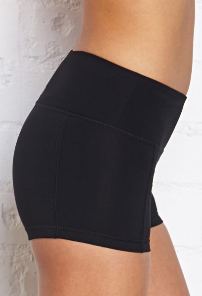 high waisted yoga shorts