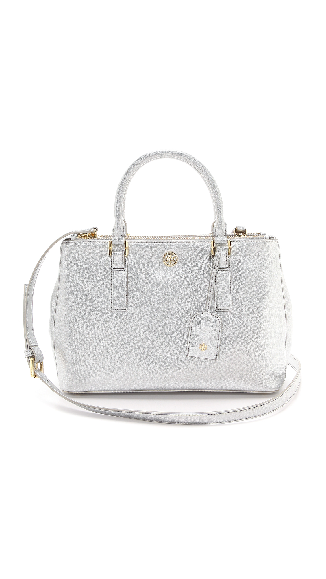 tory burch robinson zip tote