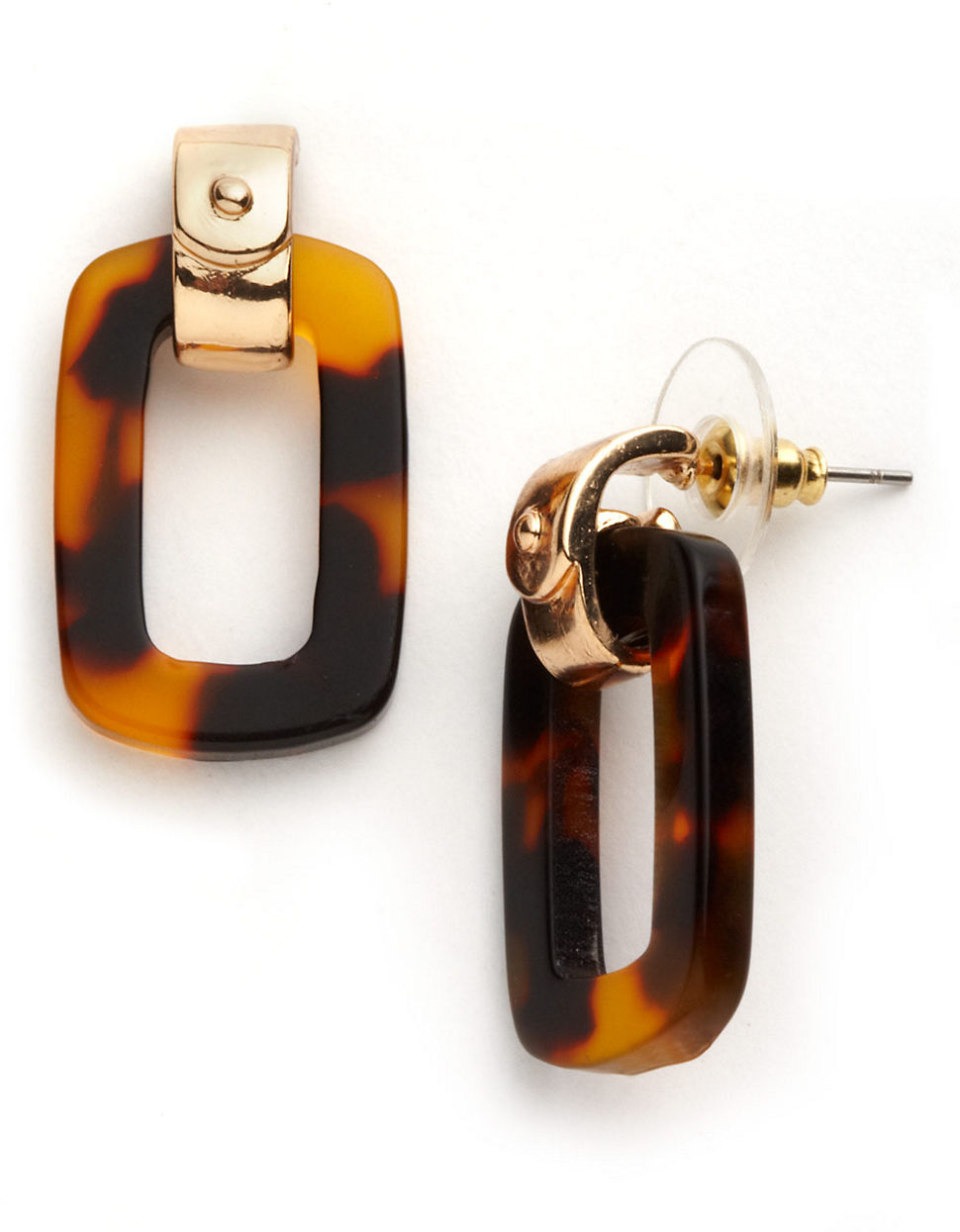 Lauren By Ralph Lauren Tortoise Shell Earrings in Brown (Tortoise) Lyst