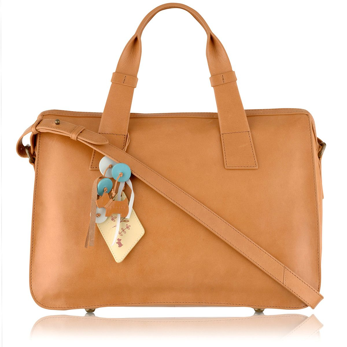 Radley Tan Large Cross Body Tote Bag in Brown (Tan)