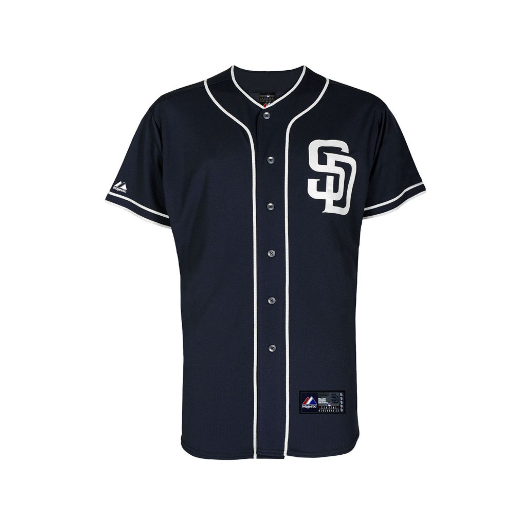 Majestic Mens San Diego Padres Blank Replica Jersey in ...