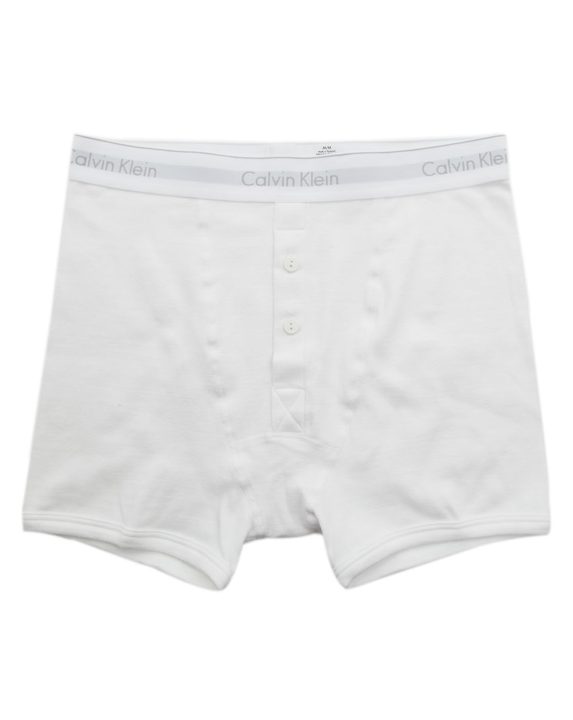 Calvin Klein Heritage White Button Fly Boxers in White for Men Lyst