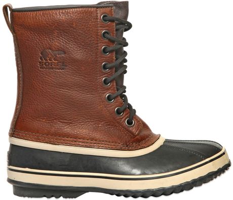 men's brown sorel boots