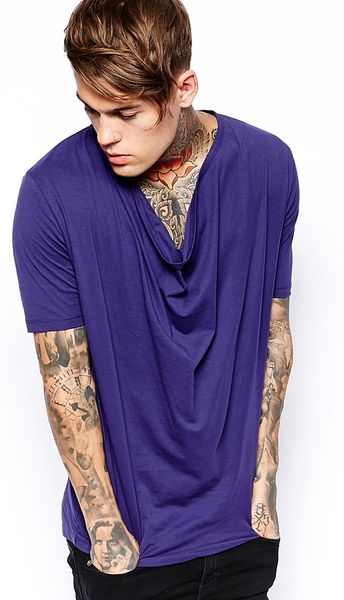 asos purple t shirt