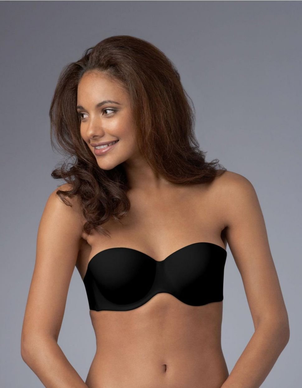 Felina Hint Of Skin Strapless Bra In Black Lyst