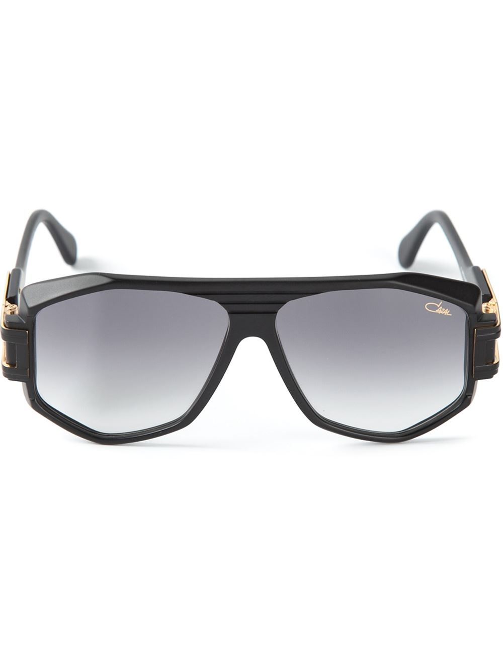 Cazal Hexagonal Sunglasses In Black For Men Lyst 