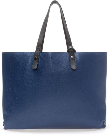 Zara Reversible Shopper in Blue