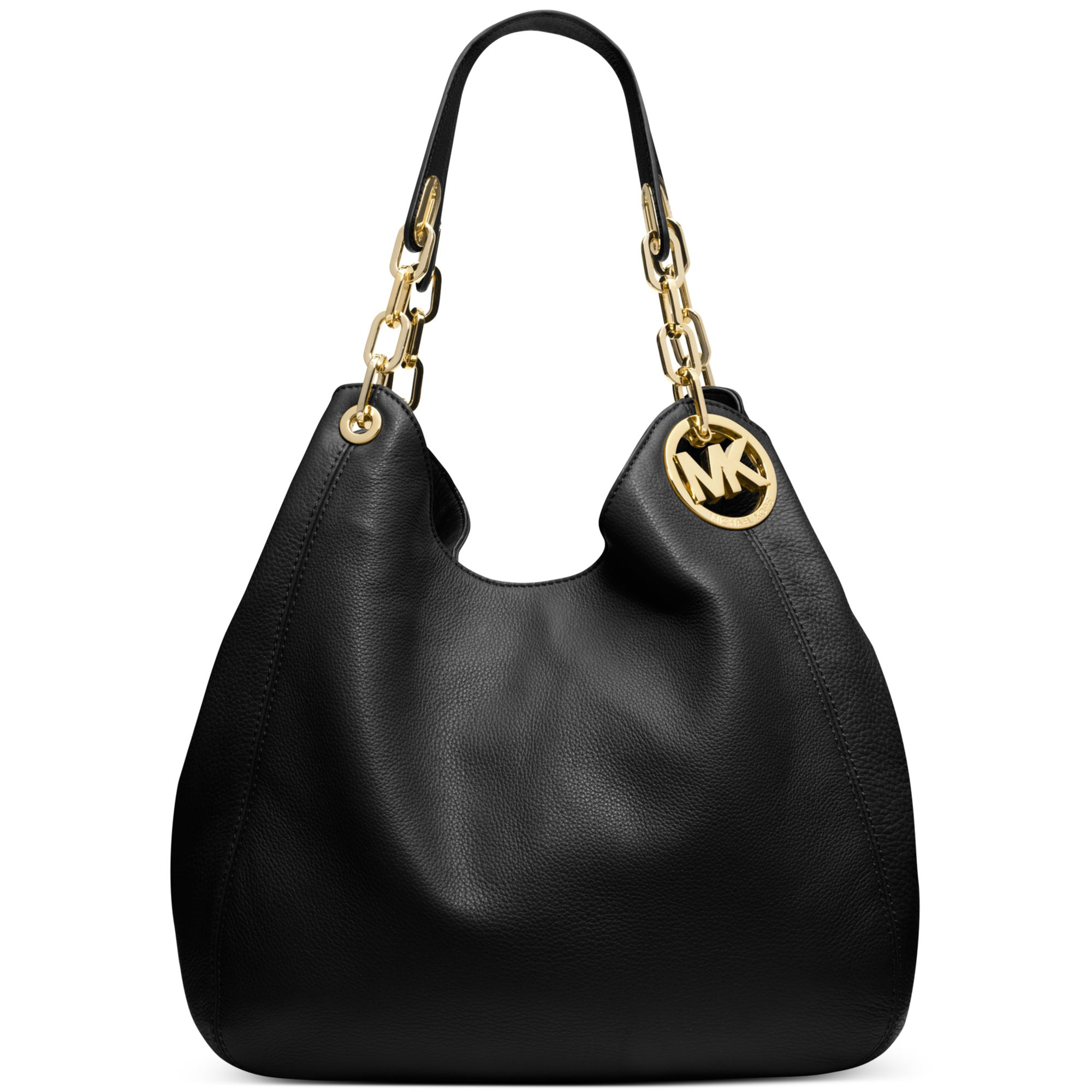 Michael Kors Michael Fulton Large Shoulder Tote in Black