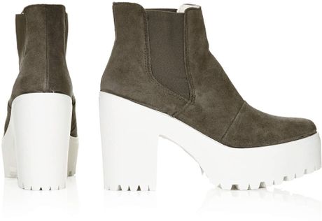 grey ladies chelsea boots