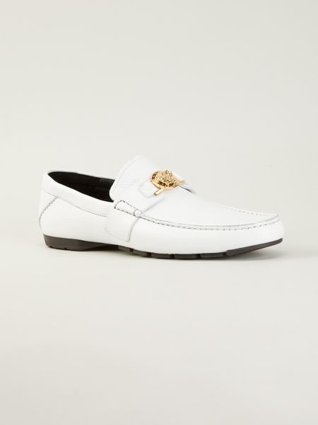 Versace Classic Loafer in Gold for Men (white)