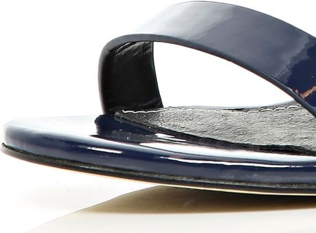 navy barely there sandals