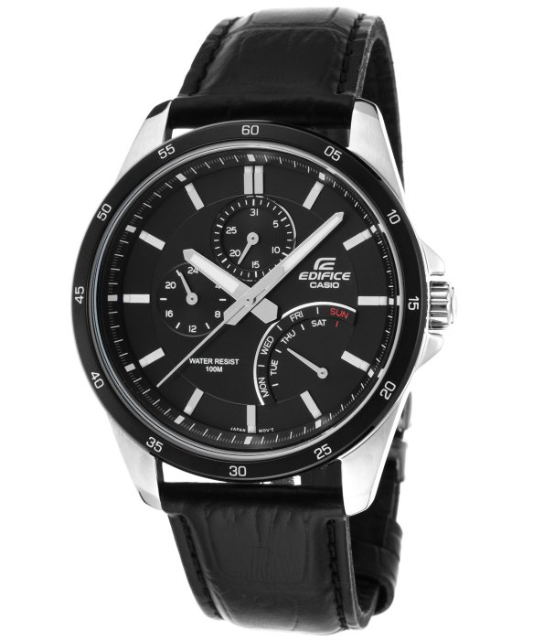 casio edifice black strap