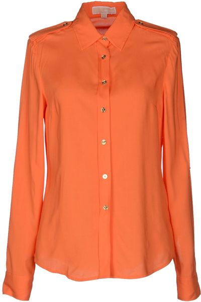 michael kors orange shirt