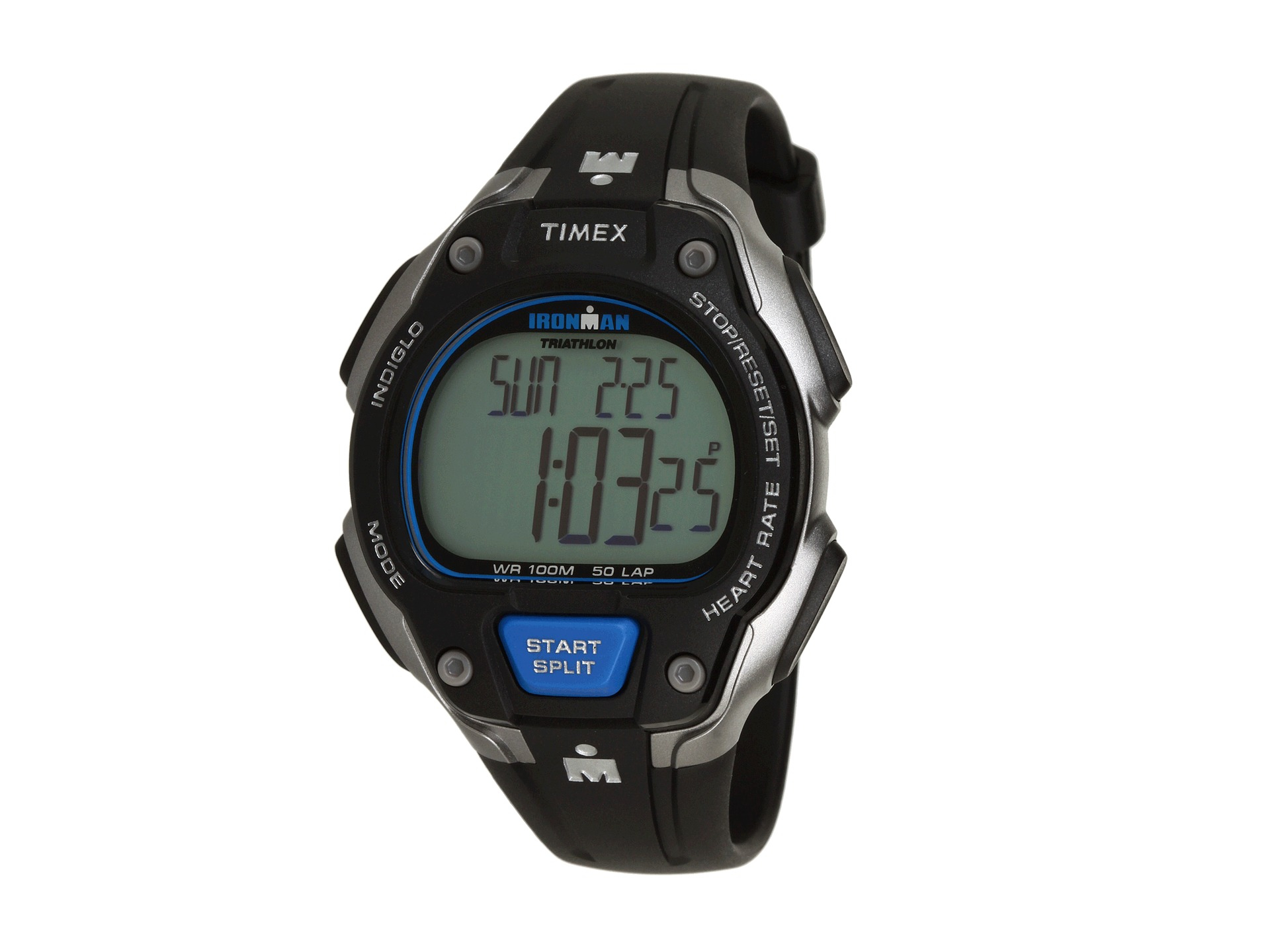 blue timex ironman watch