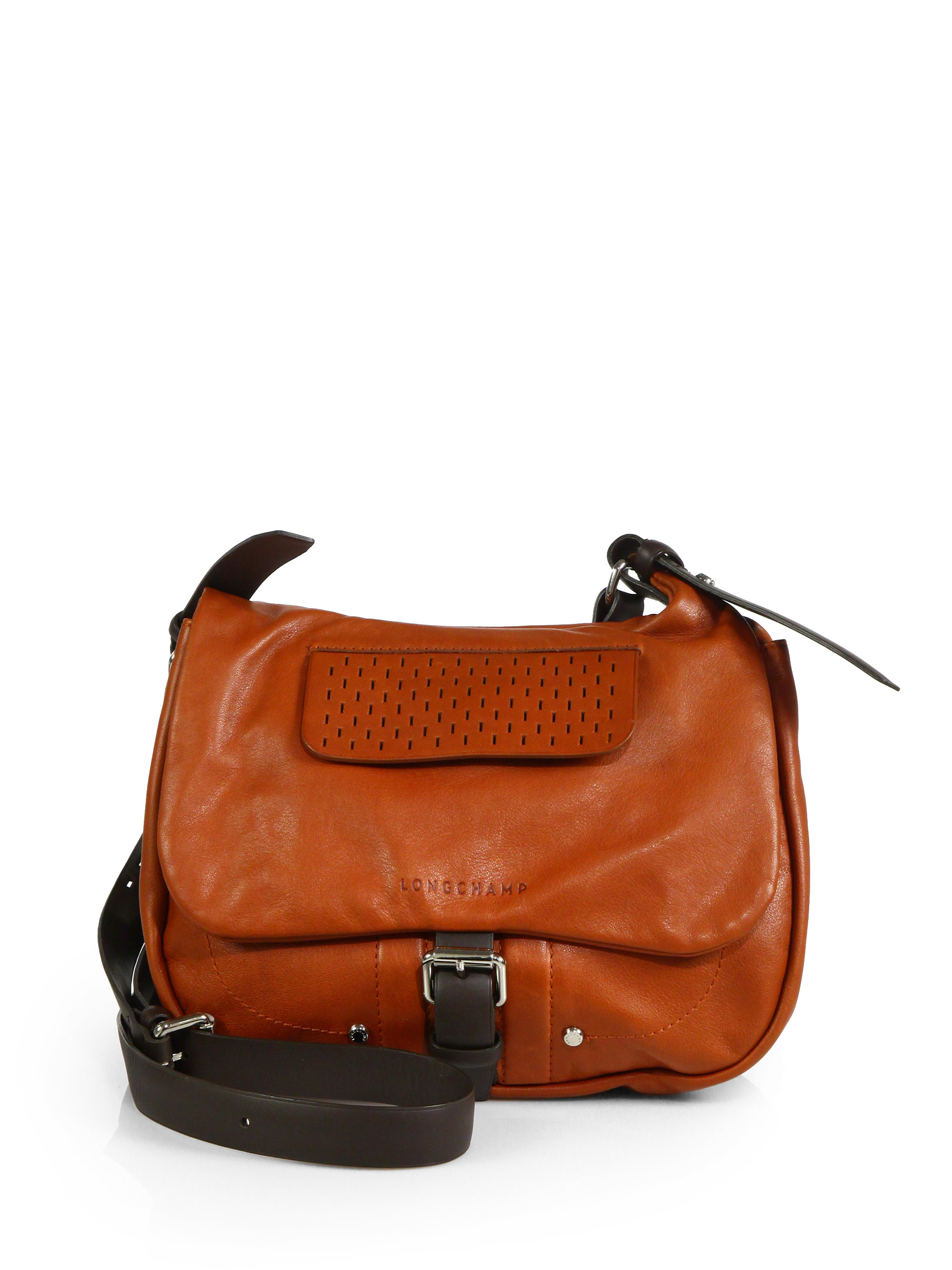 Longchamp Balzane Crossbody Bag in Orange (COGNAC) | Lyst