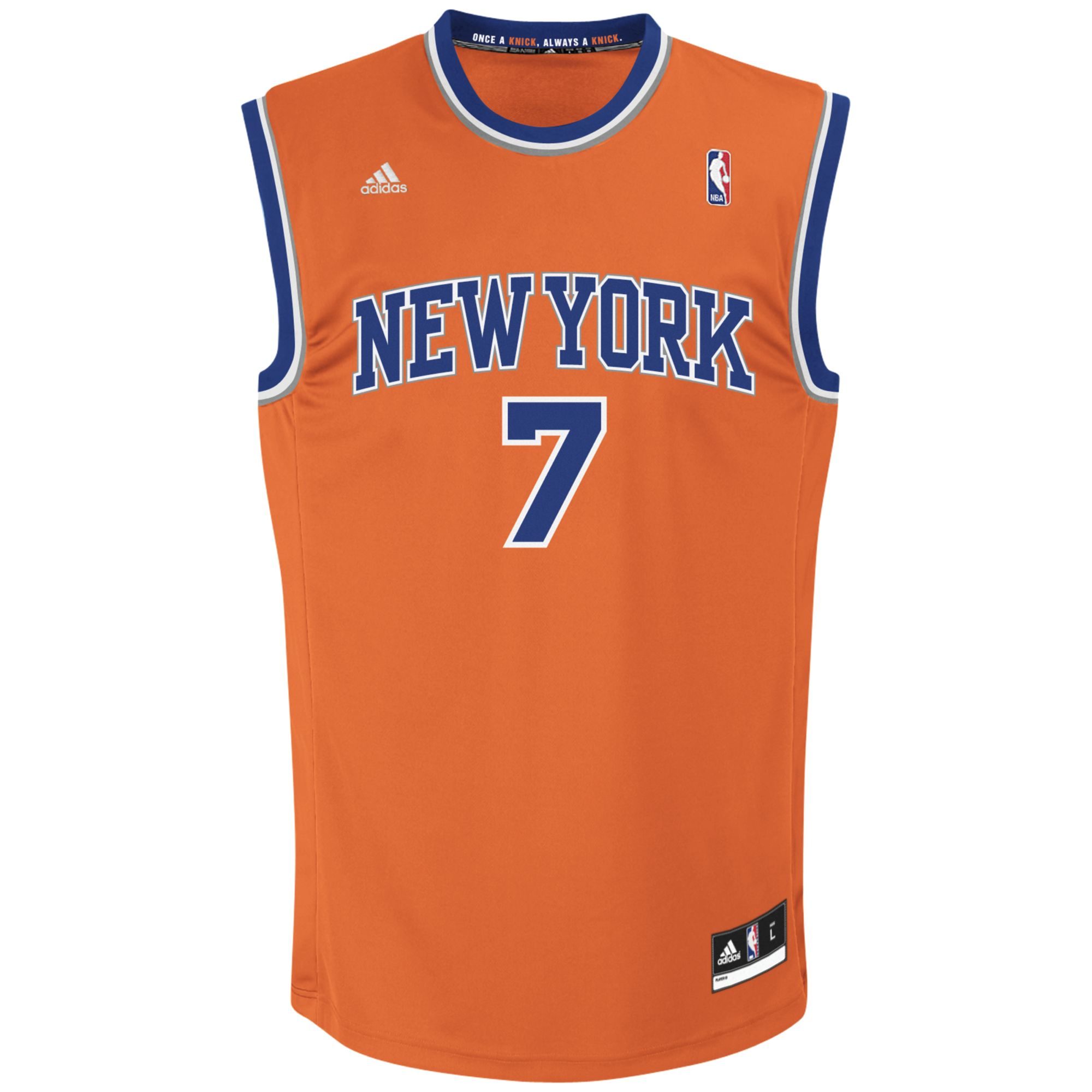 Adidas Kids' Carmelo Anthony New York Knicks Nba Revolution 30 Jersey